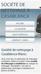 Mobile Screenshot of nettoyage-casablanca.com