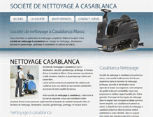 Tablet Screenshot of nettoyage-casablanca.com
